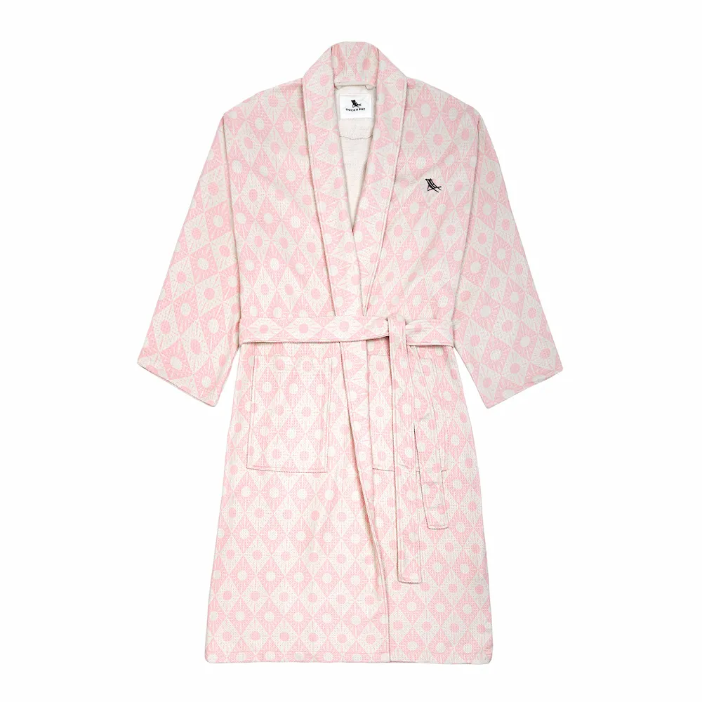 Dock & Bay bathrobe Diamond Pink