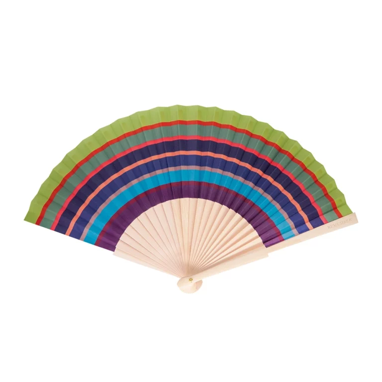 Remember hand fan colorful