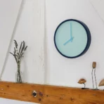 Remember wall clock Qua light blue and dark blue